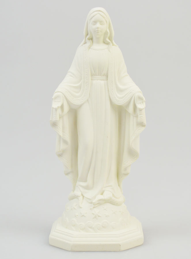 Statua Vergine Miracolosa in Resina Fosforescente - 12cm (pic 1)