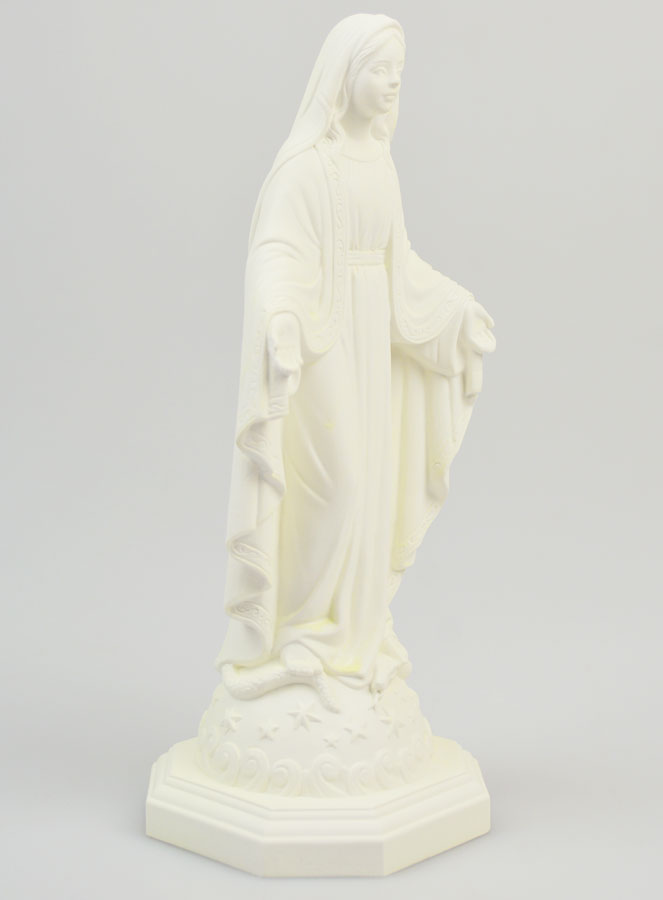 Statua Vergine Miracolosa in Resina Fosforescente - 20 cm (pic 3)