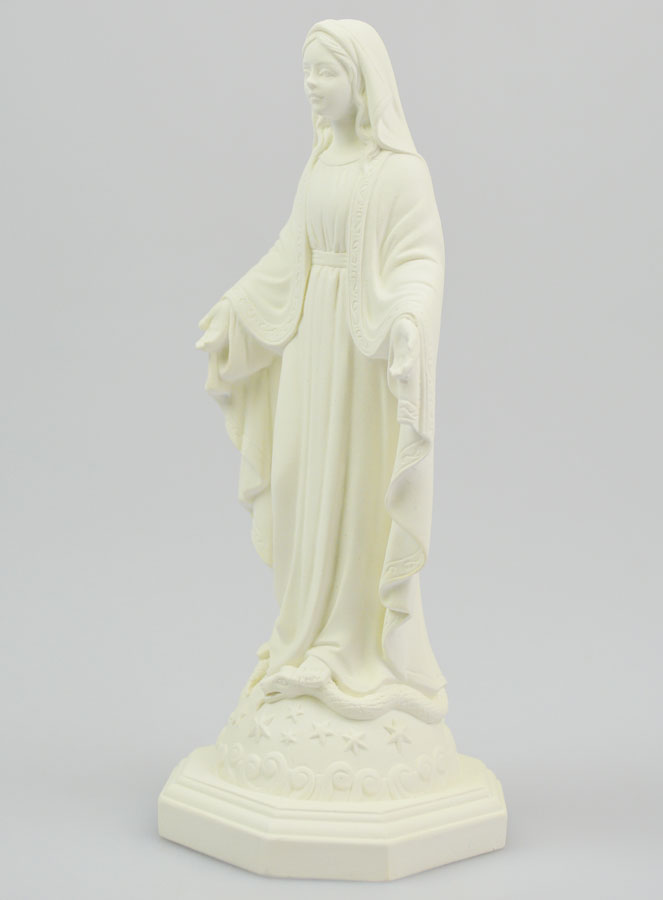 Statua Della Vergine Miracolosa Fosforescente - 15cm (pic 2)