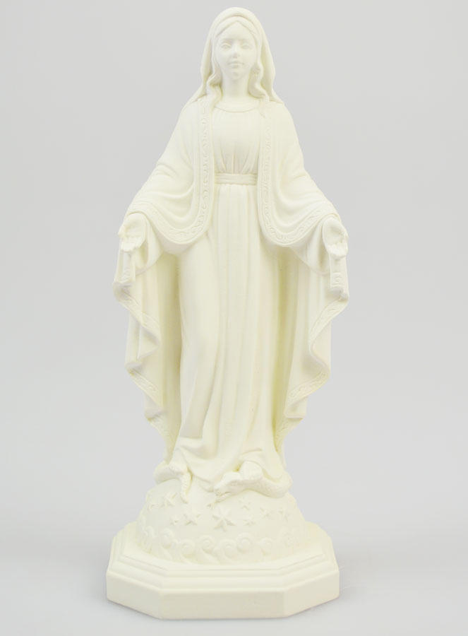 Statua Vergine Maria Miracolosa Fosforescente - 15cm (pic 1)