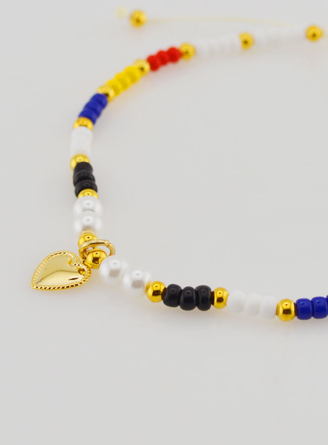 Bracciale Religioso Intrecciato Multicolore - Ex Voto (pic 4)