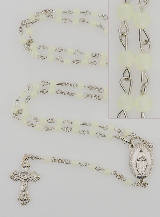 Rosario con Medaglia Miracolosa Apribile - Fluo (pic 1)