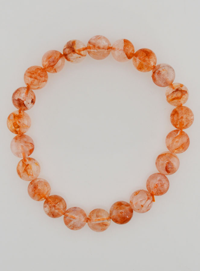 Bracciale in Pietra Naturale Quarzo Ematoide A - 8 mm (pic 1)