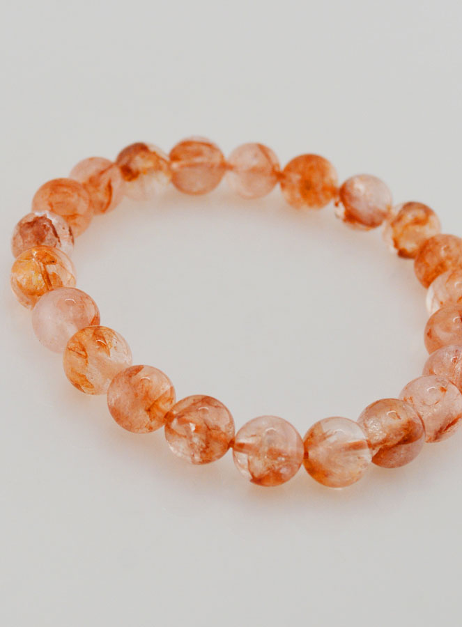 Bracciale in Pietra Naturale Quarzo Ematoide A - 8 mm (pic 3)