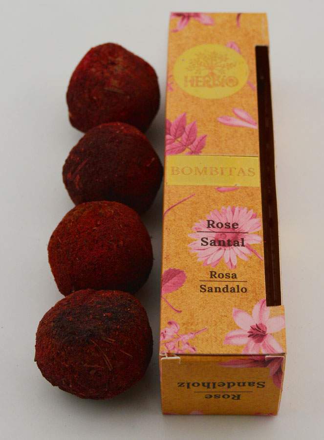 Incenso Bombe di Fumigazione - Rosa & Sandalo (pic 2)