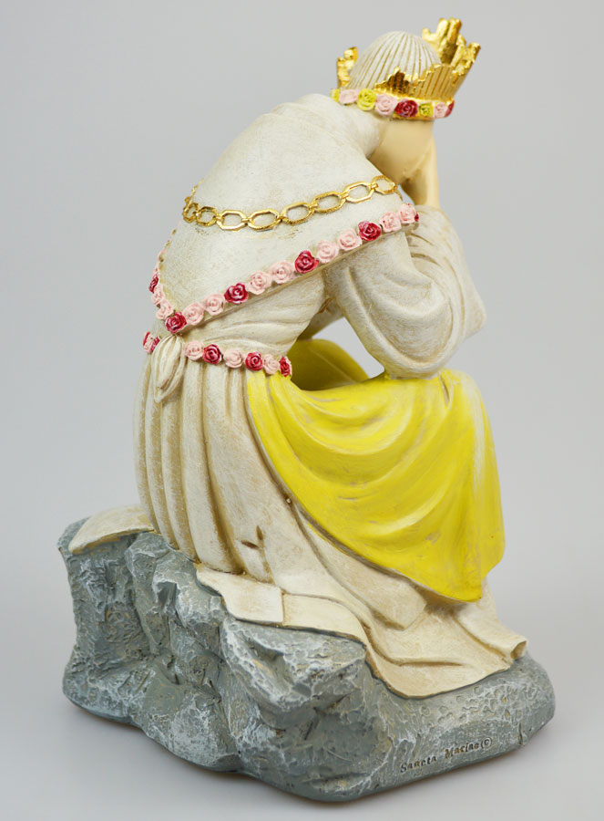 Statua Madonna Della Salette in Lacrime - 20 cm, (pic 4)