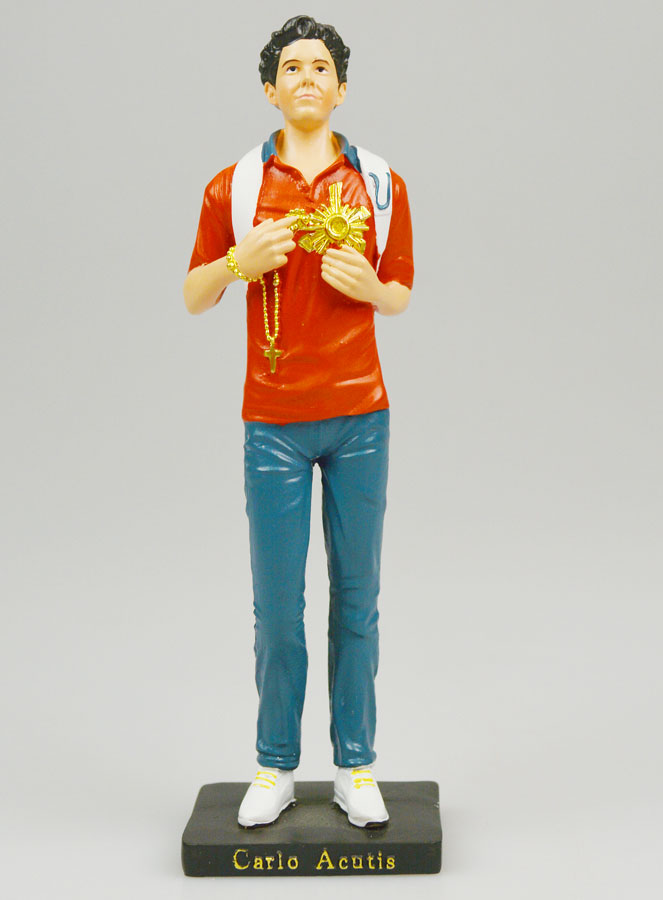 Statua di San Carlo Acutis - 15 cm (pic 1)