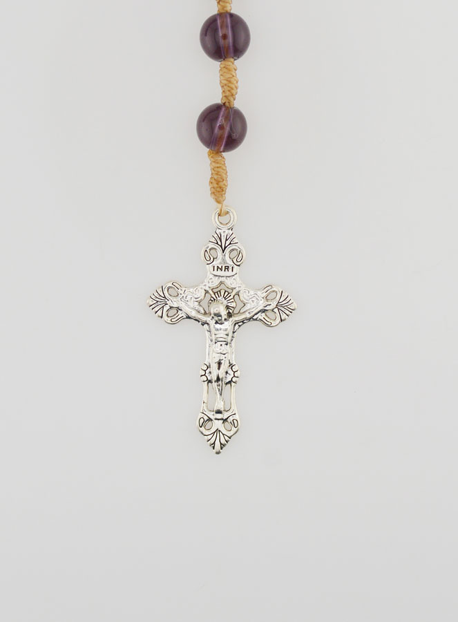 Rosario Medaglia Miracolosa - Cristallo Ametista (pic 3)