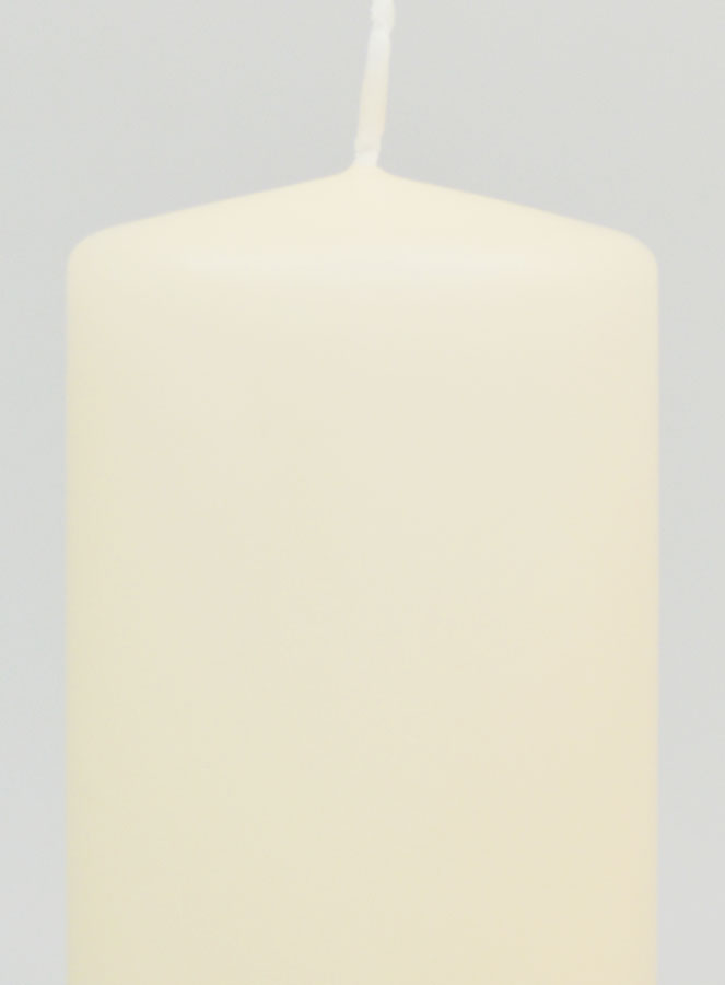 Candela da Tavola Decorativa 10 x 6cm - Avorio (pic 3)