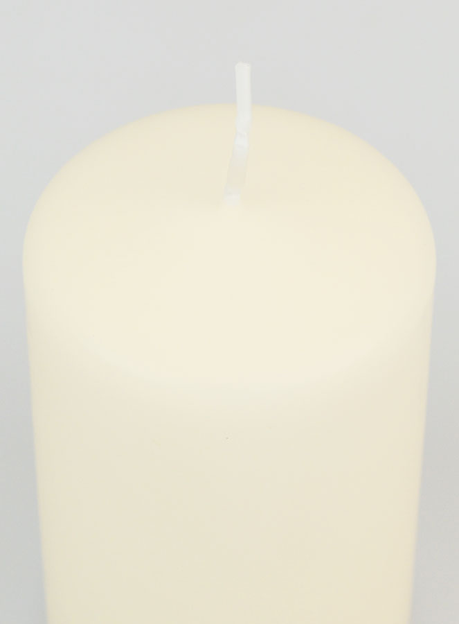 Candela da Tavola Decorativa 10 x 6cm - Avorio (pic 4)