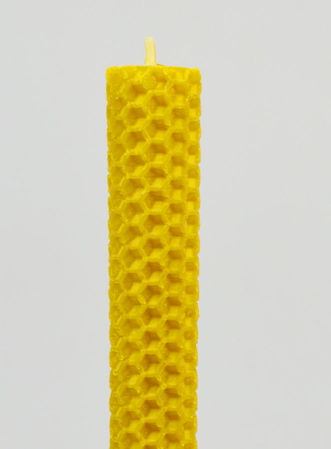 Candela in Cera d'Api 100% Naturale - 20cm (pic 3)