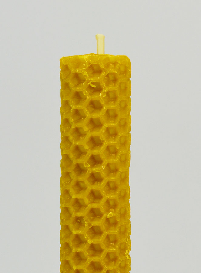 Candela in Cera d'Api 100% Naturale - 15cm (pic 3)