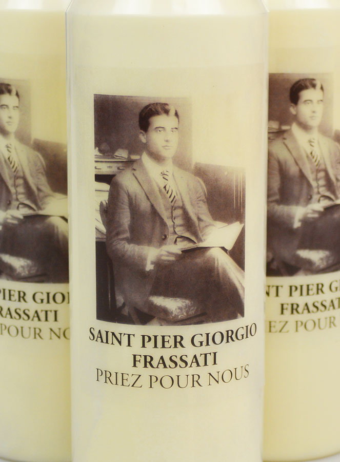 Set di 3 Candele Novena a San Pier Giorgio Frassati (pic 3)