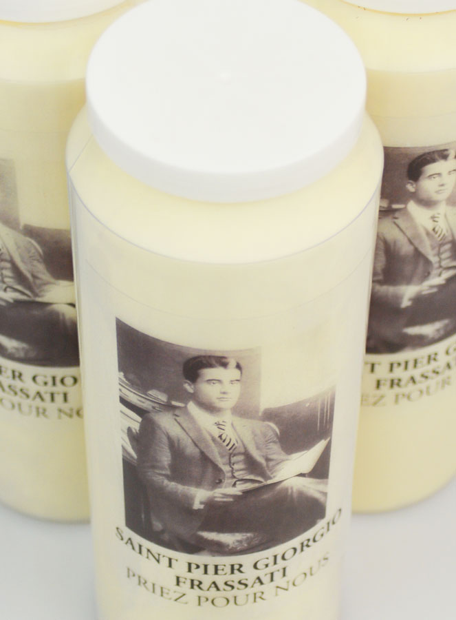 Set di 3 Candele Novena a San Pier Giorgio Frassati (pic 4)