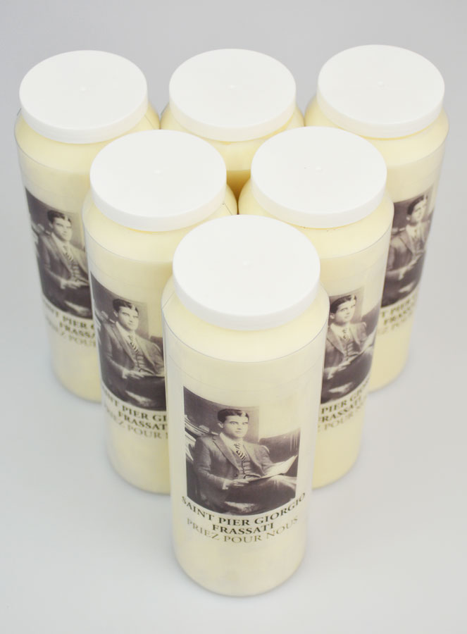 Set di 6 Candele Novena a San Pier Giorgio Frassati (pic 2)