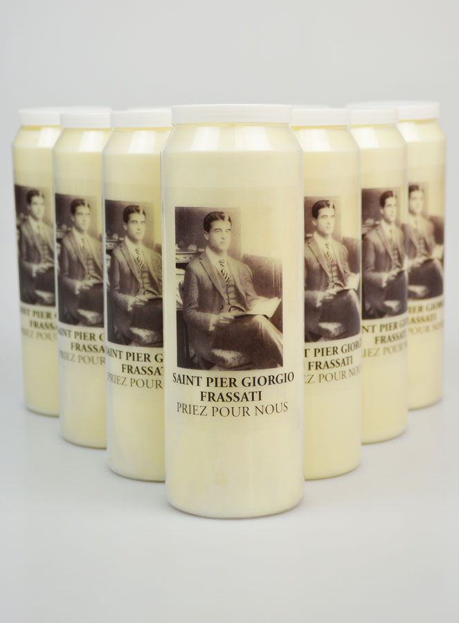 Set di 10 Candele Novena a San Pier Giorgio Frassati (pic 1)