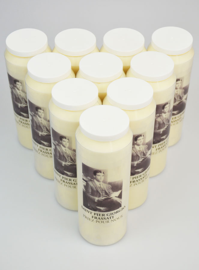 Set di 10 Candele Novena a San Pier Giorgio Frassati (pic 2)