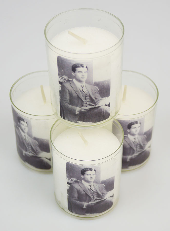 Set di 4 candele votive a San Pier Giorgio Frassati (pic 2)
