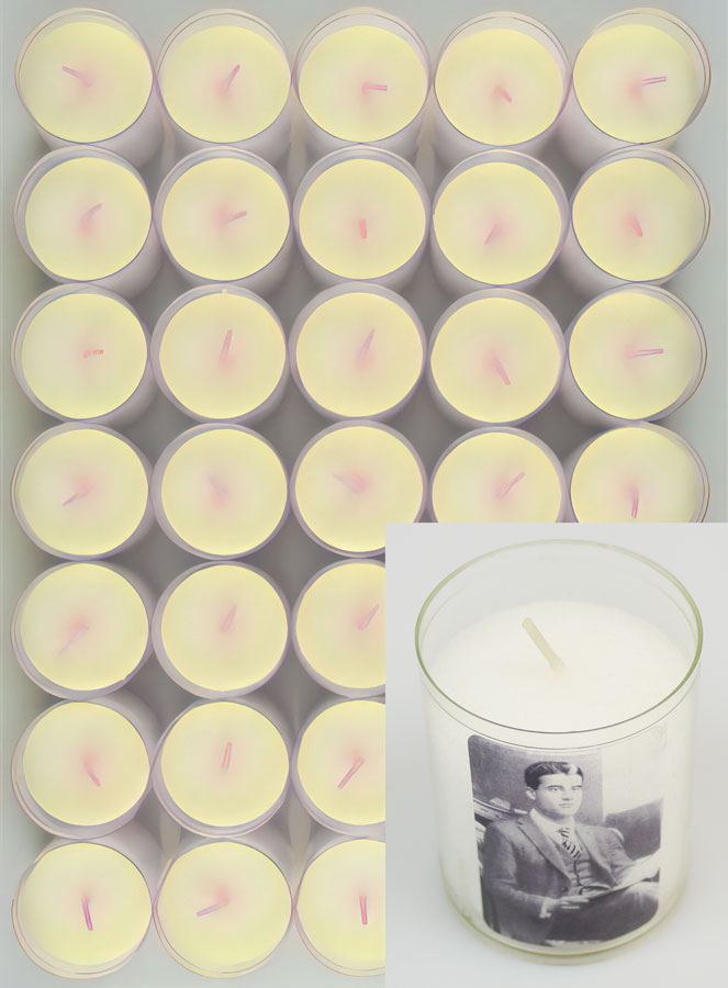 Set di 24 Candele votive San Pier Giorgio Frassati (pic 2)