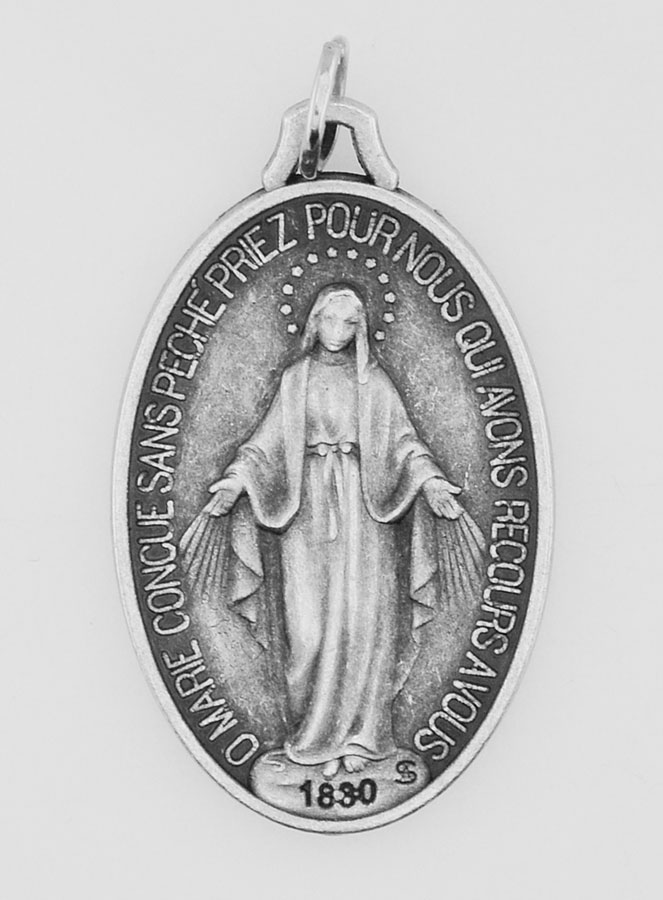 Medaglia Miracolosa 30 mm - Prière en Français (pic 3)