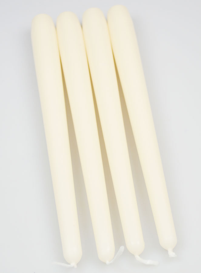 Set di 4 Candele a Stelo Avorio - 25 cm (pic 2)