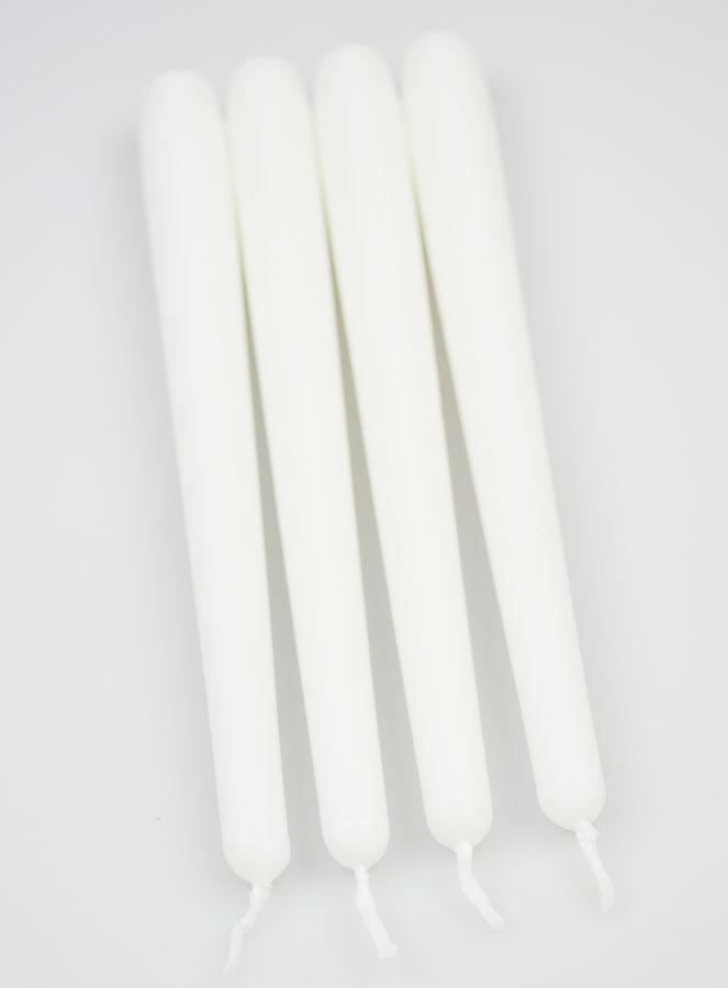 Set di 4 Candele a Stelo 25 cm - Avorio (pic 2)