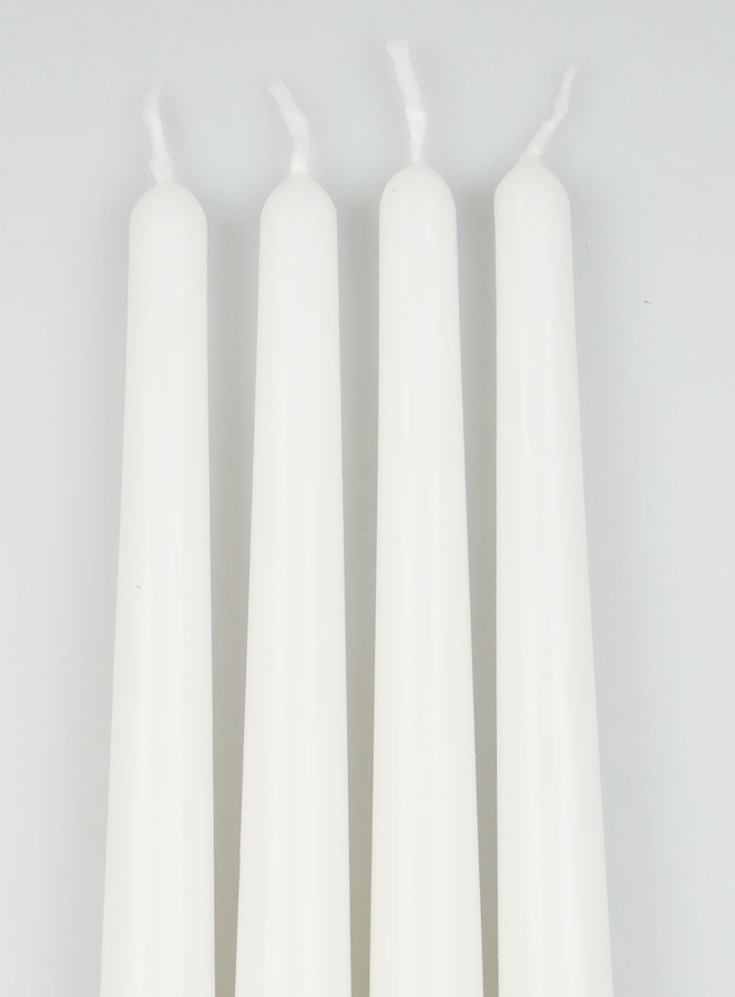 Set di 4 Candele a Stelo 25 cm - Avorio (pic 3)