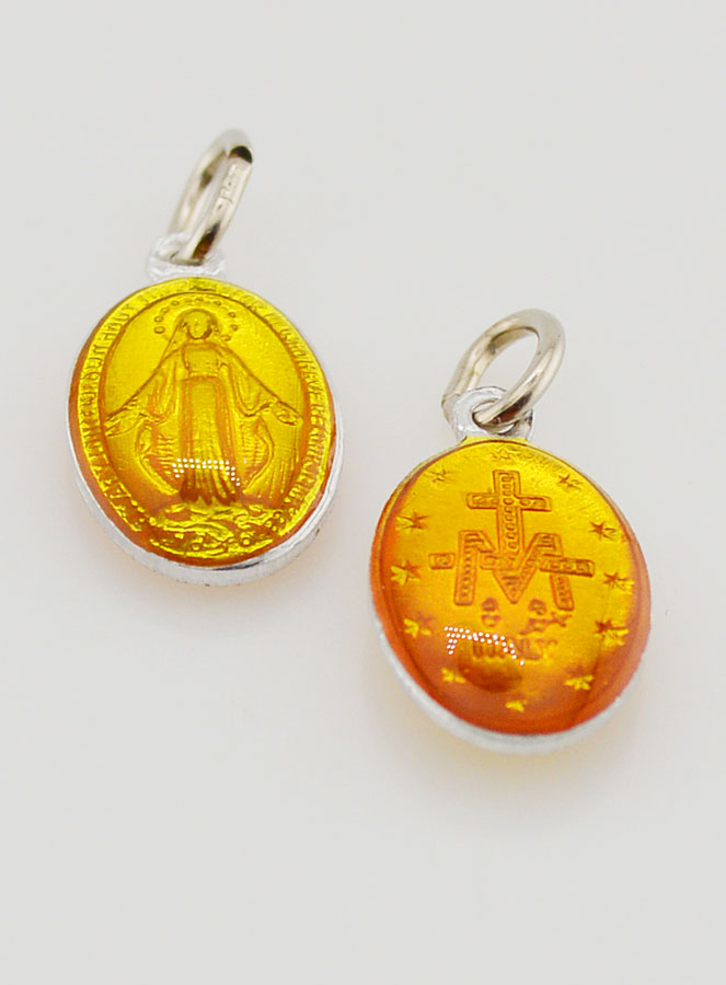 Medaglia Miracolosa Arancione - 14mm (pic 2)