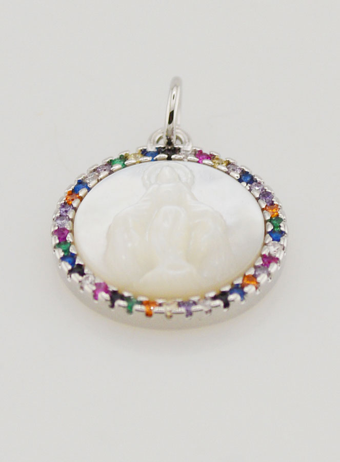 Medaglia Vergine Maria Miracolosa - 15mm (pic 2)