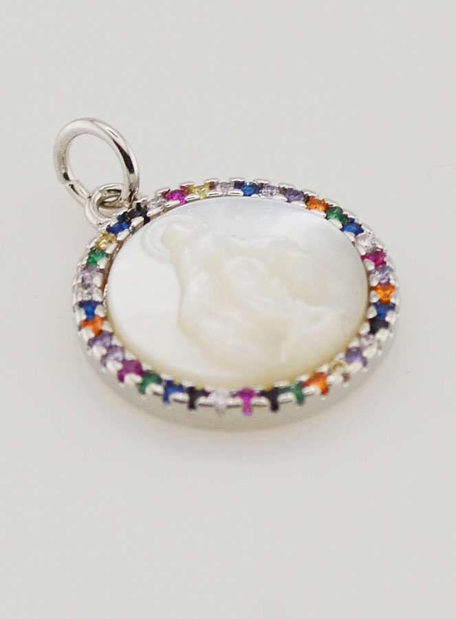 Medaglia Vergine Maria Miracolosa - 15mm (pic 3)