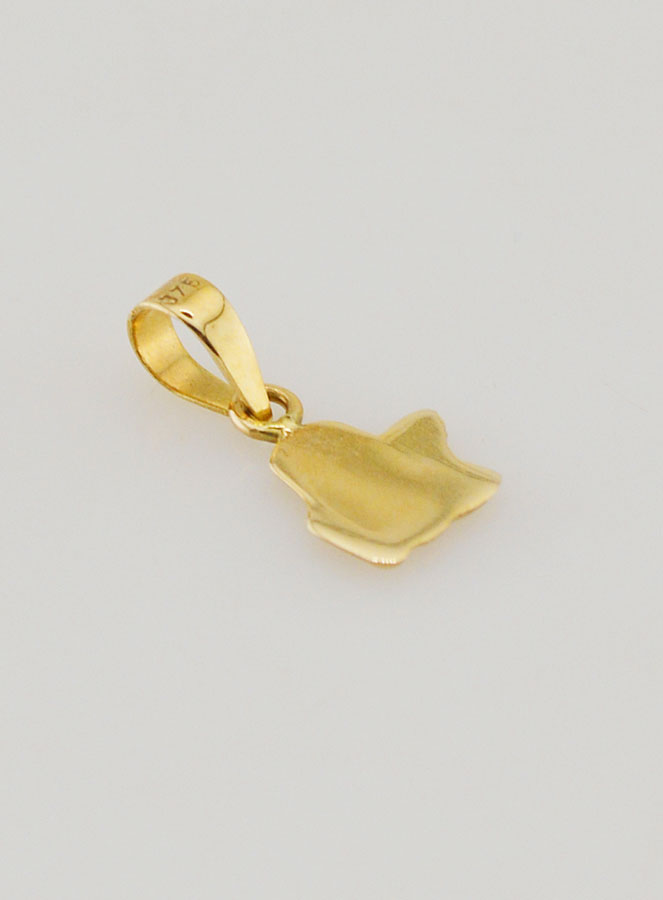 Medaglia Angelo Custode in Oro 375/1000 - 6mm (pic 4)