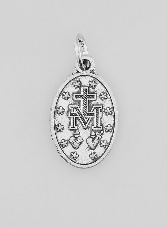 Medaglia Miracolosa con Bordo Rigato - 17mm (pic 4)