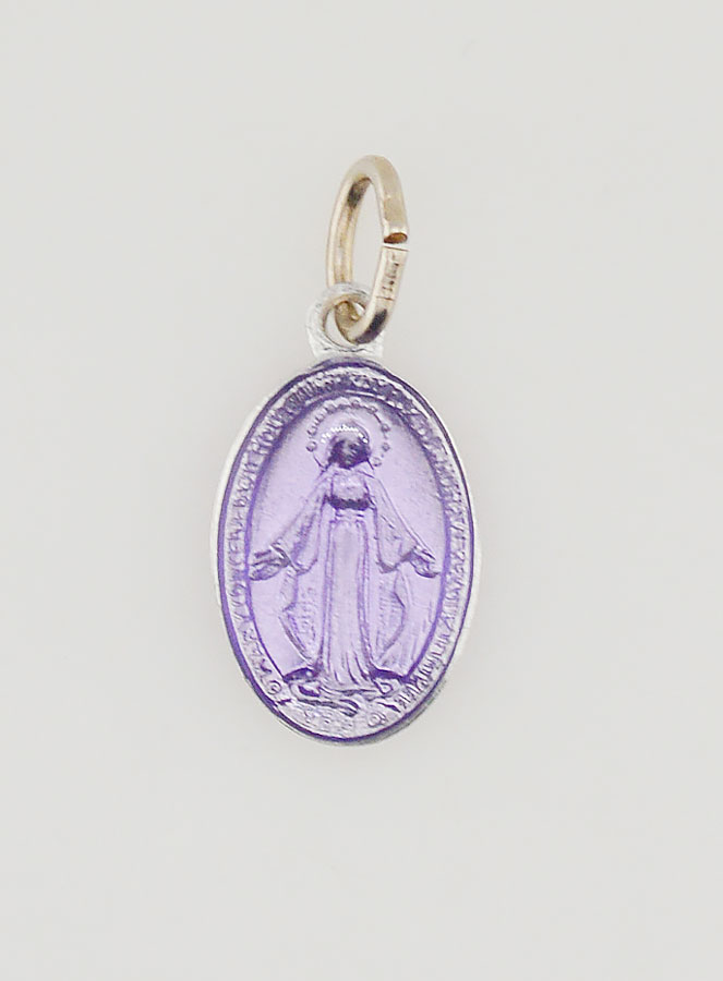 Medaglia Miracolosa Viola - 14mm (pic 3)