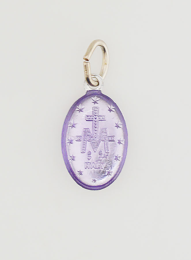 Medaglia Miracolosa Viola - 14mm (pic 4)