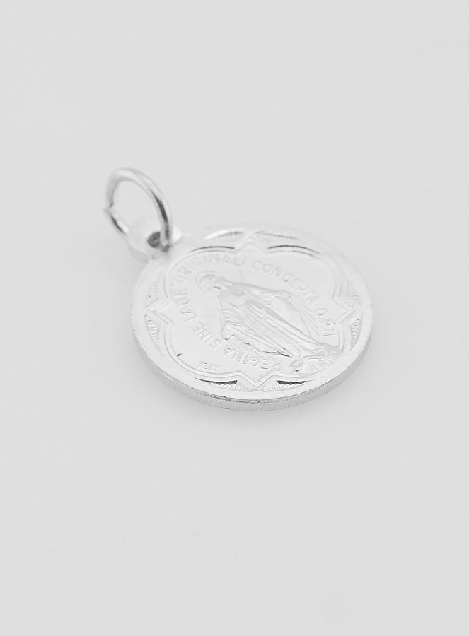 Medaglia San Cristoforo in Alluminio - 15mm (pic 4)