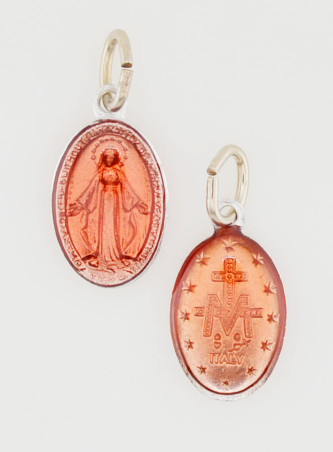 Medaglia Miracolosa Rossa - 14mm (pic 1)