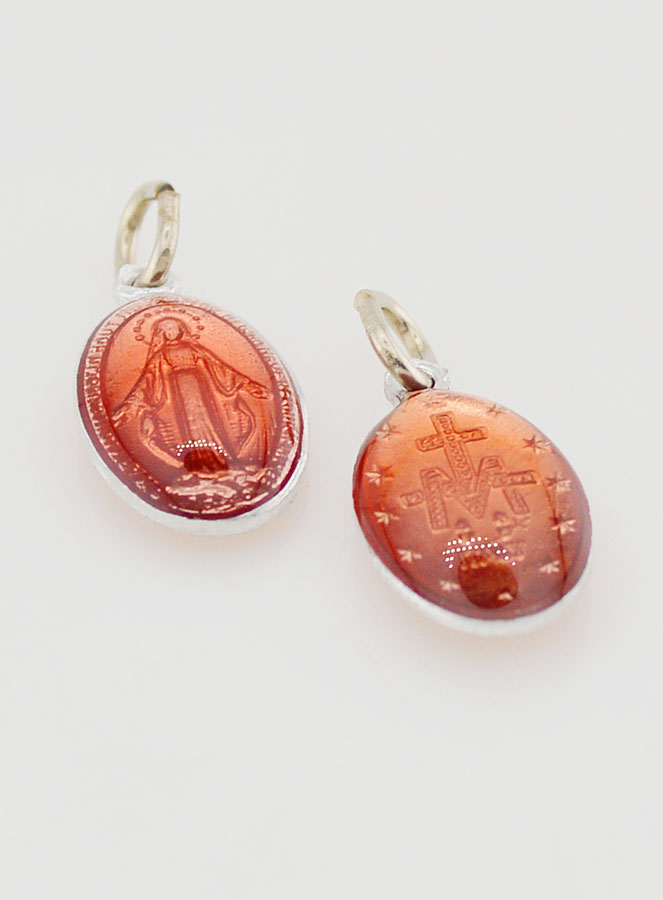 Medaglia Miracolosa Rossa - 14mm (pic 2)