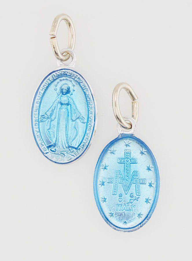 Medaglia Miracolosa Blu - 14mm (pic 1)