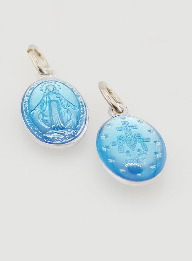 Medaglia Miracolosa Blu - 14mm (pic 2)