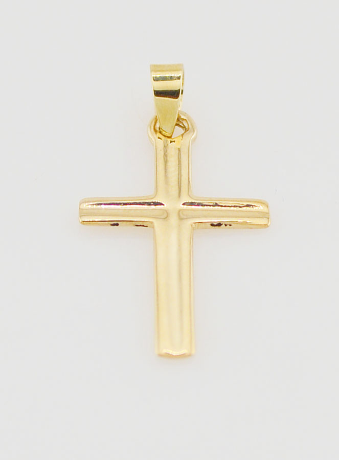 Ciondolo Croce 23mm - Oro 9ct (pic 2)