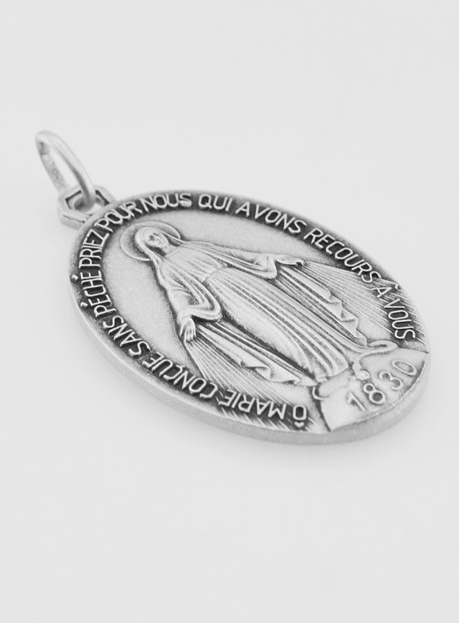 Grande Medaglia Miracolosa in Argento - 33mm (pic 3)