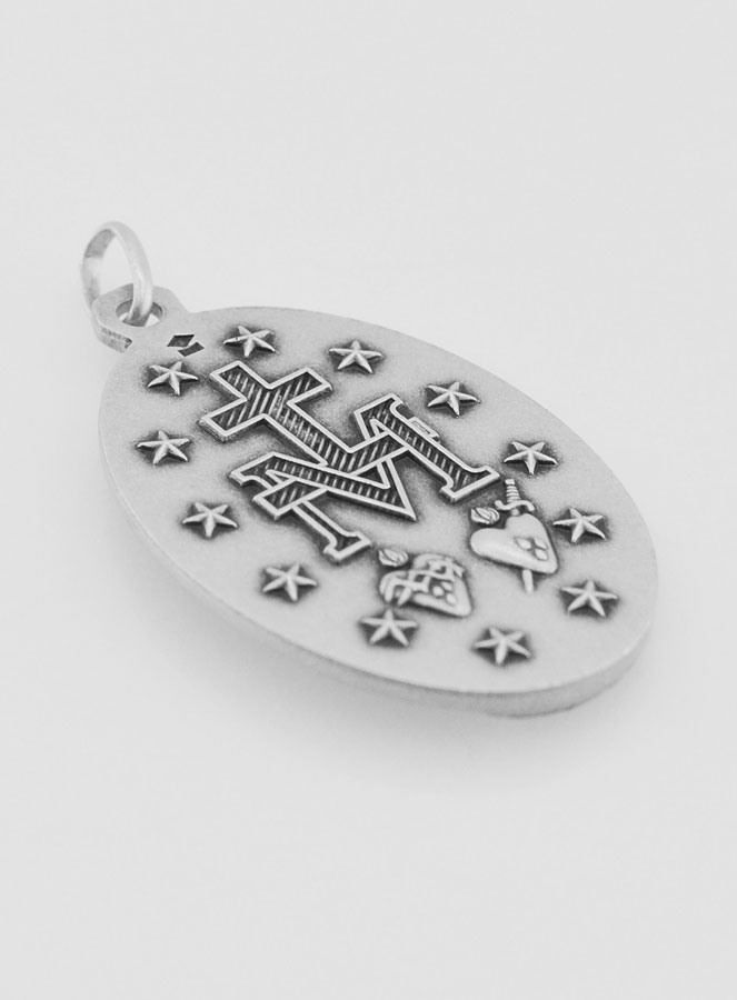 Grande Medaglia Miracolosa in Argento - 33mm (pic 4)