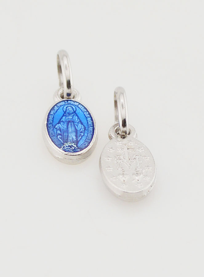 Medaglia Miracolosa Blu - 10mm (pic 2)