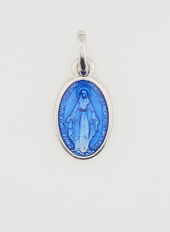 Medaglia Miracolosa Blu - 13mm (pic 3)