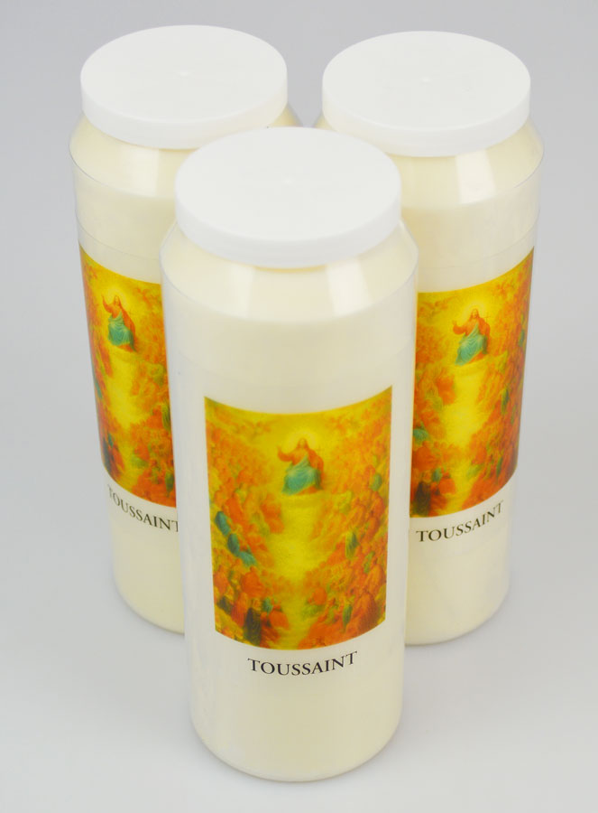 Set di 3 Candele Novena Festa di Ognissanti (pic 2)