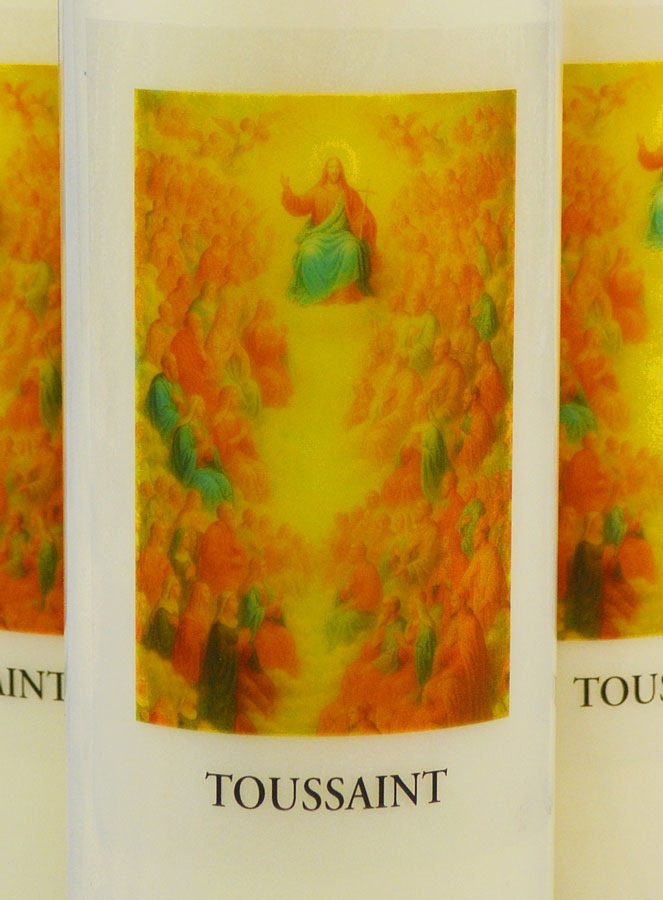 Set di 3 Candele Novena Festa di Ognissanti (pic 3)