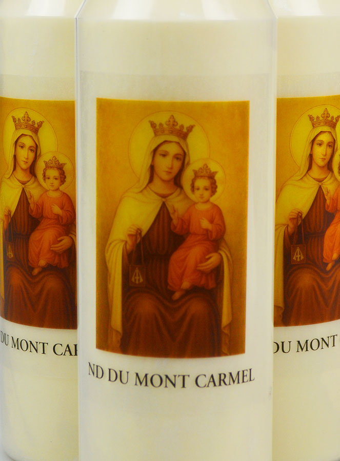 Set di 3 Candele della Novena a Nostra Signora del Monte Carmelo (pic 3)