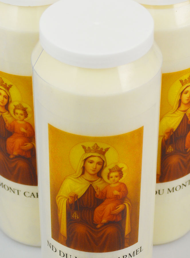 Set di 3 Candele della Novena a Nostra Signora del Monte Carmelo (pic 4)