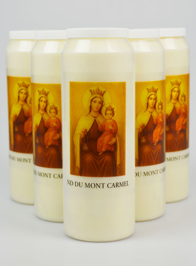 Set di 6 Candele Novena a Nostra Signora del Monte Carmelo (pic 1)