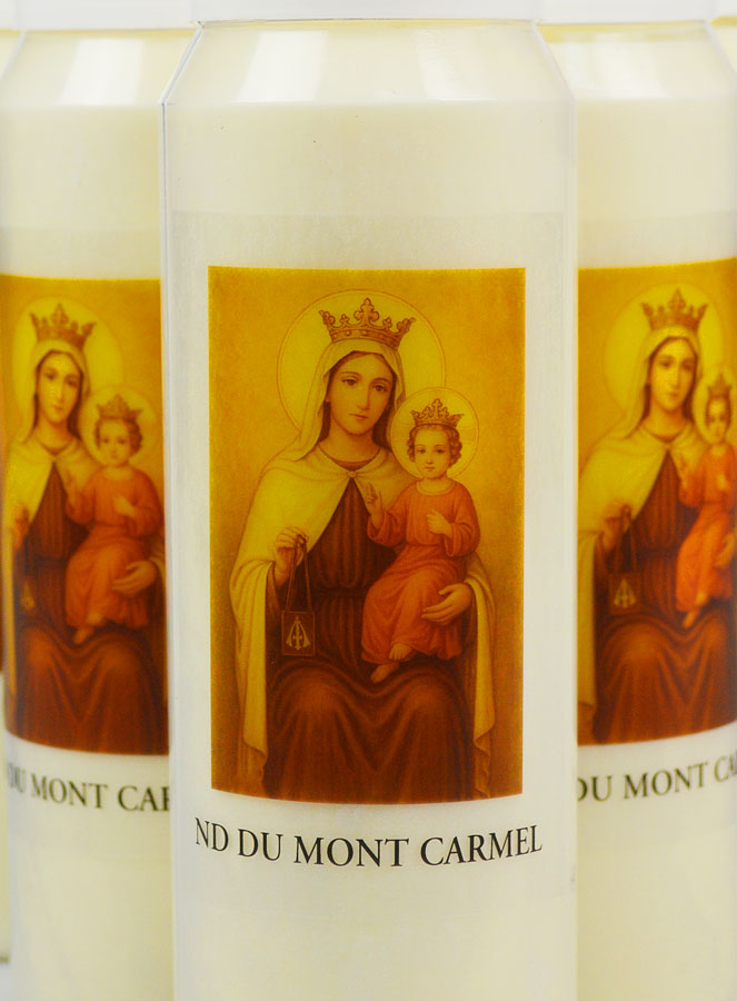 Set di 6 Candele Novena a Nostra Signora del Monte Carmelo (pic 3)